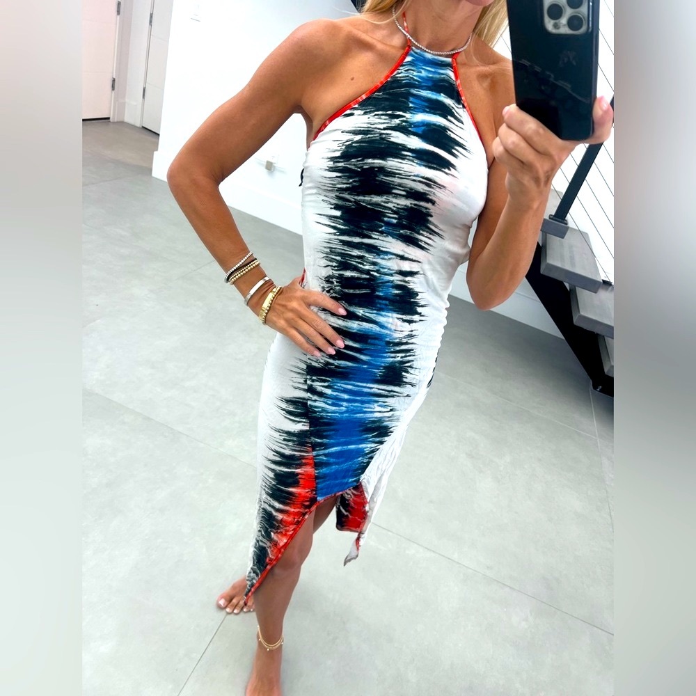 Indah small red/white/black/blue